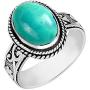 Natural Moonstone Tiger Eye Malachite Solitaire Ring 10x14mm Oval Shape Genuine Gemstone 925 Silver Overlay Handmade Rings
