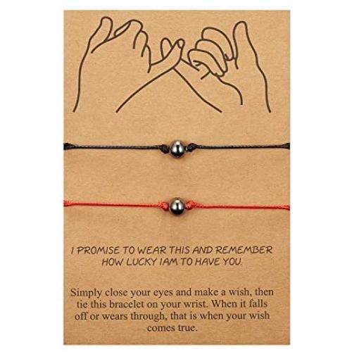 Make A Wish Bracelet Handmade Resin Druzy Bracelet Simple Women Jewelry Gifts Pack of 2/4/6/8