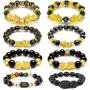 Jewdreamer 8PCS Feng Shui Good Luck Bracelets for Men Women Five-Element Obsidian Bead Lucky Charm Pi Xiu Pi Yao Bracelet Chinese Dragon Attract Good Luck and Wealth Jewelry Adjustable Elastic Jewdreamer 8PCS Feng Shui Good Luck Bracelets for Men Women Five-Element Obsidian Bead Lucky Charm Pi Xiu Pi Yao Bracelet Chinese Dragon Attract Good Luck and Wealth Jewelry Adjustable Elastic