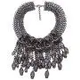 BigDO Jewelry Fashion Vintage Style Multi-Level Punk Black CZ Skull Necklace Collar Bib for Women BigDO Jewelry Fashion Vintage Style Multi-Level Punk Black CZ Skull Necklace Collar Bib for Women
