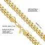 LIFETIME JEWELRY 11mm Cuban Link Chain Necklace for Men & Teen 24k Gold Plated LIFETIME JEWELRY 11mm Cuban Link Chain Necklace for Men & Teen 24k Gold Plated