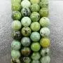 Amandastone Natural Australian Chrysoprase Gemstone 8mm Round Beads Stretch Bracelet 7inch