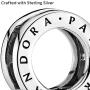 Pandora Jewelry Reflexions Logo Circle Clip Charm