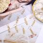 Dangle Name Earrings for Women Girls, 14K Gold Filled Personalized Name Earrings Dainty Fashion Dangle Earrings for Women Handmade Piercing Name Earrings for Women Girls Jewelry