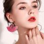 LOYALLOOK 2 Pairs Bohemian Tassel Drop Earring for Women Girls Handmade Bead Raffia Palm Tiered Long Dangle Statement Tassel Earrings
