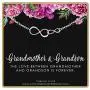 Grandmother Grandson Gifts • Sterling Silver Grandma Grandson Bracelet • Gift for Grandma Jewelry • Thoughtful Gift from Grandson • Unique Birthday Gifts for Grandma • Mothers Day Card Jewelry
