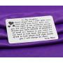 PENQI to My Daughter Jewelry from Mom Believe in Yourself As Much As I Believe in You Wallet Card Love Mom Jewelry Mother and Daughter Gift