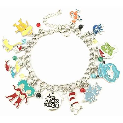 Universe of Fandoms Anime cartoon Cat in the Hat Classic Cartoon Seus Bracelet Gifts for Women girl