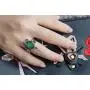 Acchen Mood Rings Mermaid Color Changing Emotional Feeling Adjustable Size Finger Ring Acchen Mood Rings Mermaid Color Changing Emotional Feeling Adjustable Size Finger Ring