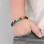 Ckysee 7 Chakra Lava Rock Bracelet Healing Balancing Genuine Leather Bracelets with Magnetic Clasp Tiger Eye Agate Howlite for Men Ckysee 7 Chakra Lava Rock Bracelet Healing Balancing Genuine Leather Bracelets with Magnetic Clasp Tiger Eye Agate Howlite for Men