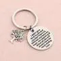FUSTMW Adoption Gifts Keychain Adopted Child Gifts Stepdaughter Stepson Gifts from Stepmom Stepdad Adoption Jewelry You Will always have My Never Ending Love