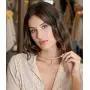 Miabella 925 Sterling Silver Italian 4mm Mesh Link Chain Necklace for Women 13+2.5, 16, 18, 20 Inch Made in Italy