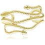 RechicGu Chic Egypt Cleopatra Swirl Snake Arm Cuff Armlet Armband Open Bangle Bracelet