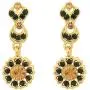 MUCH-MORE Indian Traditional Gold Tone Bridal Necklace Earrings Set Ethnic Wedding Party Fashion Jewelry for Women