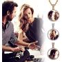 GUCY Hip Hop Jewelry Picture Pendant Necklace for Women Men Personalized Custom Photo Pendant Necklace