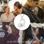 FREECO S925 Sterling Silver Lucky Elephant Love Heart Mother and Daughter Necklace for Women Girls FREECO S925 Sterling Silver Lucky Elephant Love Heart Mother and Daughter Necklace for Women Girls