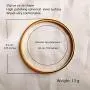 ALLEN DANMI Jewelry18 K Gold/Rose Gold/White Gold Plated Cubic Zirconia Minimalist Slip on Bangle Bracelet Shining Luxury Gift for Women.