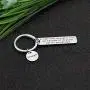 CYTING Strength Keychain A River Cuts Through A Rock Not Because of Its Power But Its Persistence Keychain Inspirational Jewelry Motivation Gift