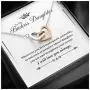 ''To My Badass Daughter'' Joined Hearts Necklace Gifts Christmas, on Birthday Luxury necklace ''To My Badass Daughter'' Joined Hearts Necklace Gifts Christmas, on Birthday Luxury necklace