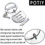 POTIY Carpenter Jewelry Carpenter Gift Woodworking Gift Measure Once Cuss Twice Woodworker Handyman Gift Gift for Dad Grandpa Boyfriend Husband