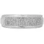 Dazzlingrock Collection 0.30 Carat (ctw) 14K Gold Round White Diamond Mens Micro Pave Hip Hop Wedding Band 1/3 CT Dazzlingrock Collection 0.30 Carat (ctw) 14K Gold Round White Diamond Mens Micro Pave Hip Hop Wedding Band 1/3 CT