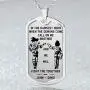 In The Dark Hour When The Demons Come Call On Me Brother And We Will Fight Them Together Custom Name Funny Necklace Jewellery Gifts Dogtag - Perfect Happy