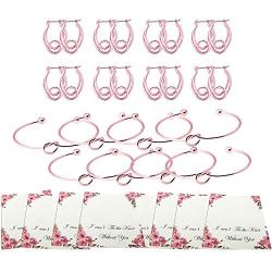 Bridesmaid Bracelet Earrings Gifts Set of 4 6 7 8,Bridesmaid Proposal Gifts Sets for Bachelorette Party Shower Party