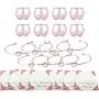 Bridesmaid Bracelet Earrings Gifts Set of 4 6 7 8,Bridesmaid Proposal Gifts Sets for Bachelorette Party Shower Party