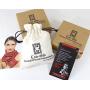 Peruvian Souvenir Gift Adjustable Macrame Good Luck Bracelet - Red Black Huayruro Seeds - Handmade by Evelyn Brooks