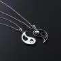 S925 Sterling Silver Best Friend Necklaces Heart 2 Piece Gifts Women Teen Girls Friendship BFF Pendant Necklace Set S925 Sterling Silver Best Friend Necklaces Heart 2 Piece Gifts Women Teen Girls Friendship BFF Pendant Necklace Set
