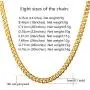 U7 Miami Cuban Chain in Stainless Black Gold Color|Flat Link Necklace NK Cuban Chains for Men and Women,Width 3-12mm,Length 14 Inch-30 Inch.Gift Packed U7 Miami Cuban Chain in Stainless Black Gold Color|Flat Link Necklace NK Cuban Chains for Men and Women,Width 3-12mm,Length 14 Inch-30 Inch.Gift Packed