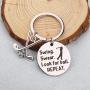 WSNANG Golf Keychain Swing Swear Look for Ball Repeat Keychain Golf Jewelry Gift for Golf Lover Golf Club Golf Coach