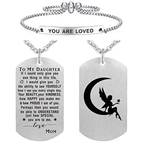 Daughter Gifts, Girl Necklace for Daughter Birthday Christmas