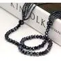 Suyi Long Endless Beads Necklace for Women Crystal Layered Strands Necklace Jewelry Suyi Long Endless Beads Necklace for Women Crystal Layered Strands Necklace Jewelry