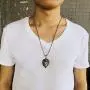 VNOX Stainless Steel Lion Head Pendant Necklace