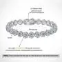 SHKA Gold Plated Tennis Bracelet with Sparkling White Cubic Zirconia Stone for Women Girls, Gifts for Graduation SHKA Gold Plated Tennis Bracelet with Sparkling White Cubic Zirconia Stone for Women Girls, Gifts for Graduation
