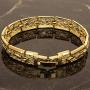 Lifetime Jewelry 9mm Filigree Bracelet for Women 24k Real Gold Plated Charm