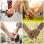 YADOCA Magnetic Couples Bracelets for Women Men Mutual Attraction Rope Braided Distance Relationship Matching Bracelet for Couple Lover Valentine’s Day Gift Best Friend Bracelets Friendship