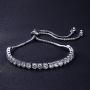 ASHMITA Fashion Adjustable Chain Bracelet for Women,Cubic Zirconia Rose Gold Gift Bracelet of Luxury Shining Jewelry