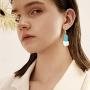 New Funny Drinking Fountain Toliet Bathtub Earrings For Women Geometric Unusual Creative Acrylic Dangle Earrings Fashion Jewelry