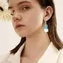 New Funny Drinking Fountain Toliet Bathtub Earrings For Women Geometric Unusual Creative Acrylic Dangle Earrings Fashion Jewelry