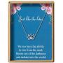 Dainty Lotus Necklace S925 Sterling Silver Yoga Pendant Necklace Graduation Gift for Women