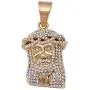 Double Rainbow Jewelry C07G-P11G Mens Stainless Steel Gold Color Religious Jesus Head Piece Pendant w/ 3.5mm Box Necklace Chain Double Rainbow Jewelry C07G-P11G Mens Stainless Steel Gold Color Religious Jesus Head Piece Pendant w/ 3.5mm Box Necklace Chain