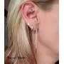 SLUYNZ 925 Sterling Silver Bar Dangle Earrings for Women Teen Girls Threader Earrings Chain