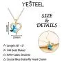 Heart Butterfly Necklaces for Women, Crystal Blue Butterfly Pendant Necklace Butterfly Jewelry Gifts, Dainty 14K Gold/Silver/Rose Gold Plated Heart Butterfly Charm Necklaces for Women Heart Butterfly Necklaces for Women, Crystal Blue Butterfly Pendant Necklace Butterfly Jewelry Gifts, Dainty 14K Gold/Silver/Rose Gold Plated Heart Butterfly Charm Necklaces for Women