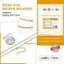 PROSILVER 925 Sterling Silver Dainty Chain for Women Teen Girls, 18K Yellow Gold/Rose Gold Plated, 1.6mm Thin Chains, Delicate Looking but Durable, 18''/22'', Come Gift Box & Silk Pouch PROSILVER 925 Sterling Silver Dainty Chain for Women Teen Girls, 18K Yellow Gold/Rose Gold Plated, 1.6mm Thin Chains, Delicate Looking but Durable, 18''/22'', Come Gift Box & Silk Pouch