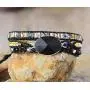 Starto Natural Stone Bracelet Jasper 3 Row Beads Wrap Wrist Statement Boho Bracelet For Women