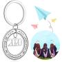 SAM & LORI Be Bold Be Courageous Be Your Best Graduation Gift Inspirational Keychain Grad Cap Jewelry Mantra Quote Engraved Key Chain Present for Her Women Girl College Senior Student