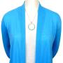 Turquoise Pendant Necklace in Sterling Silver 925 & Genuine Turquoise (Select Style) (Dangle Loop)