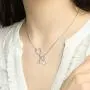 TRISHULA 925 Sterling Silver Stethoscope Pendant Opal Jewelry Nurse Themed Necklace for Women TRISHULA 925 Sterling Silver Stethoscope Pendant Opal Jewelry Nurse Themed Necklace for Women